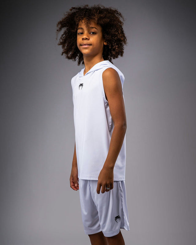 Venum Hoodie Elite Ärmellos Kinder - Weiß