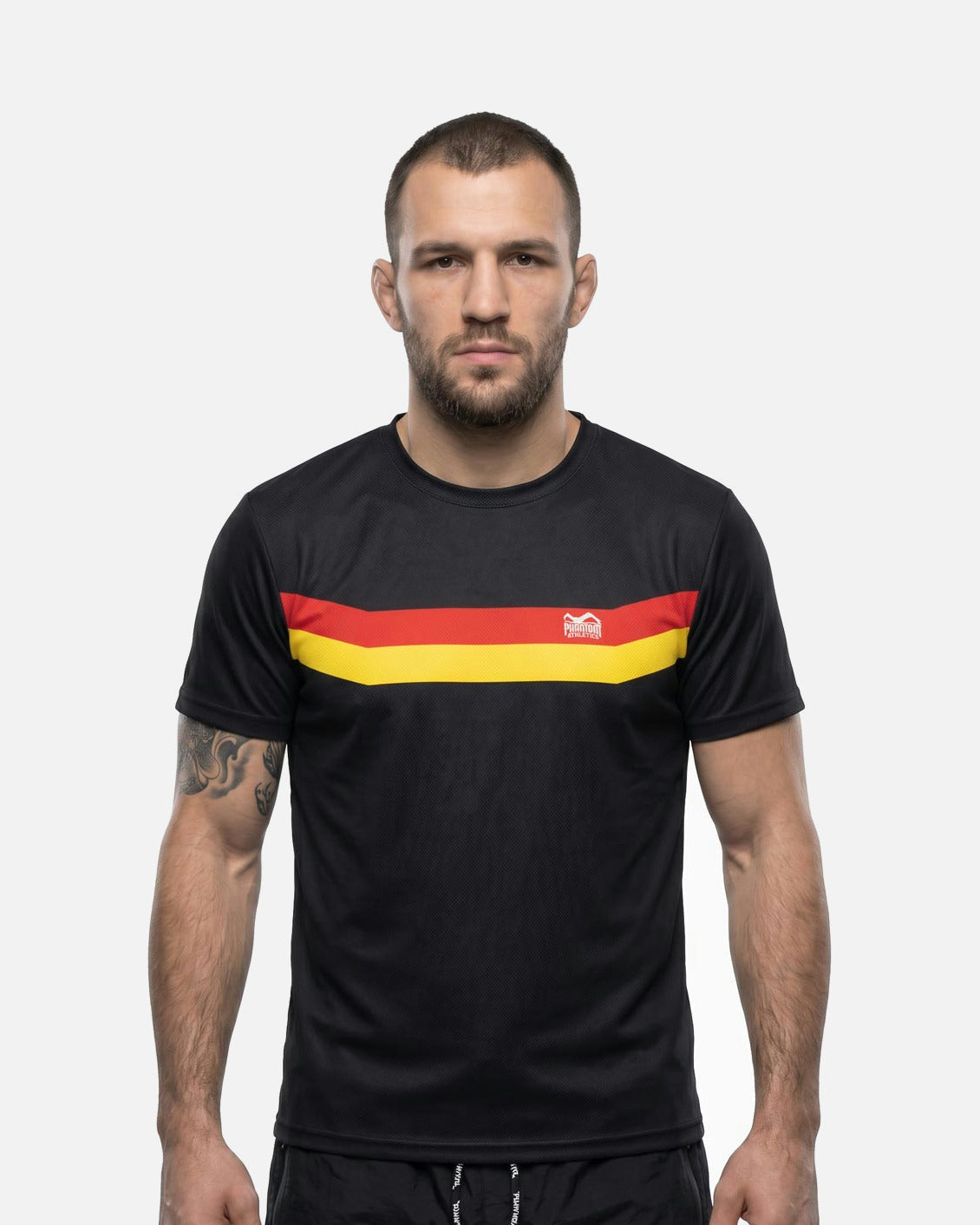 Phantom Athletics T-Shirt EVO+ Germany CT - Schwarz/Rot/Gold