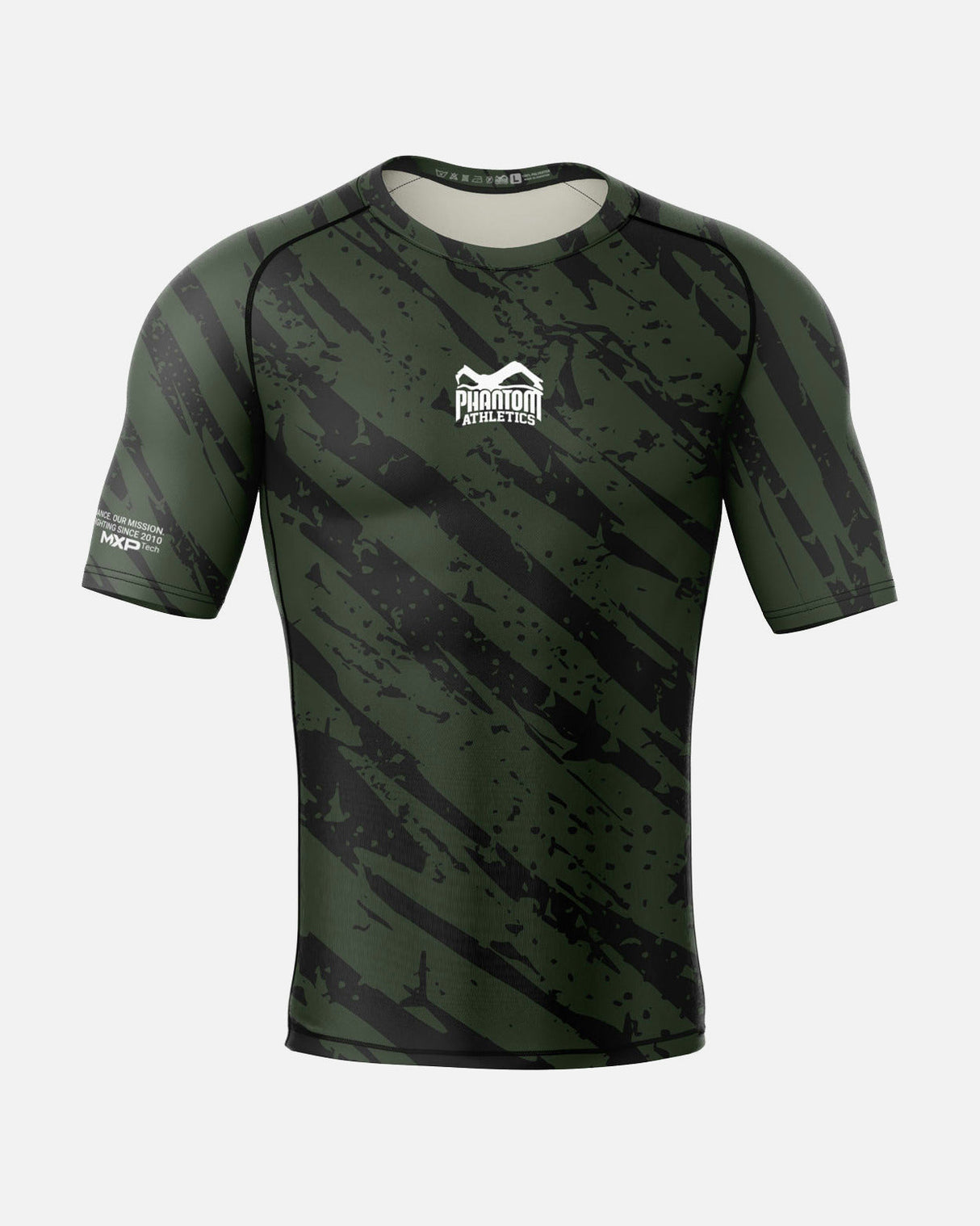 Phantom Athletics Rashguard EVO Camo Tiger - Grün