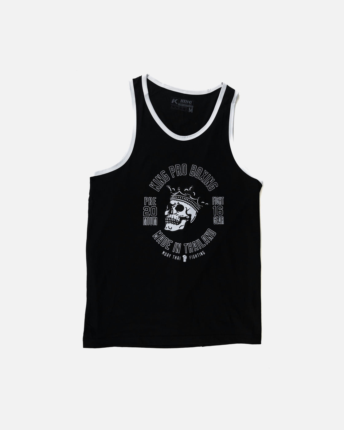 King Pro Boxing T-Shirt Skull 1 - Schwarz