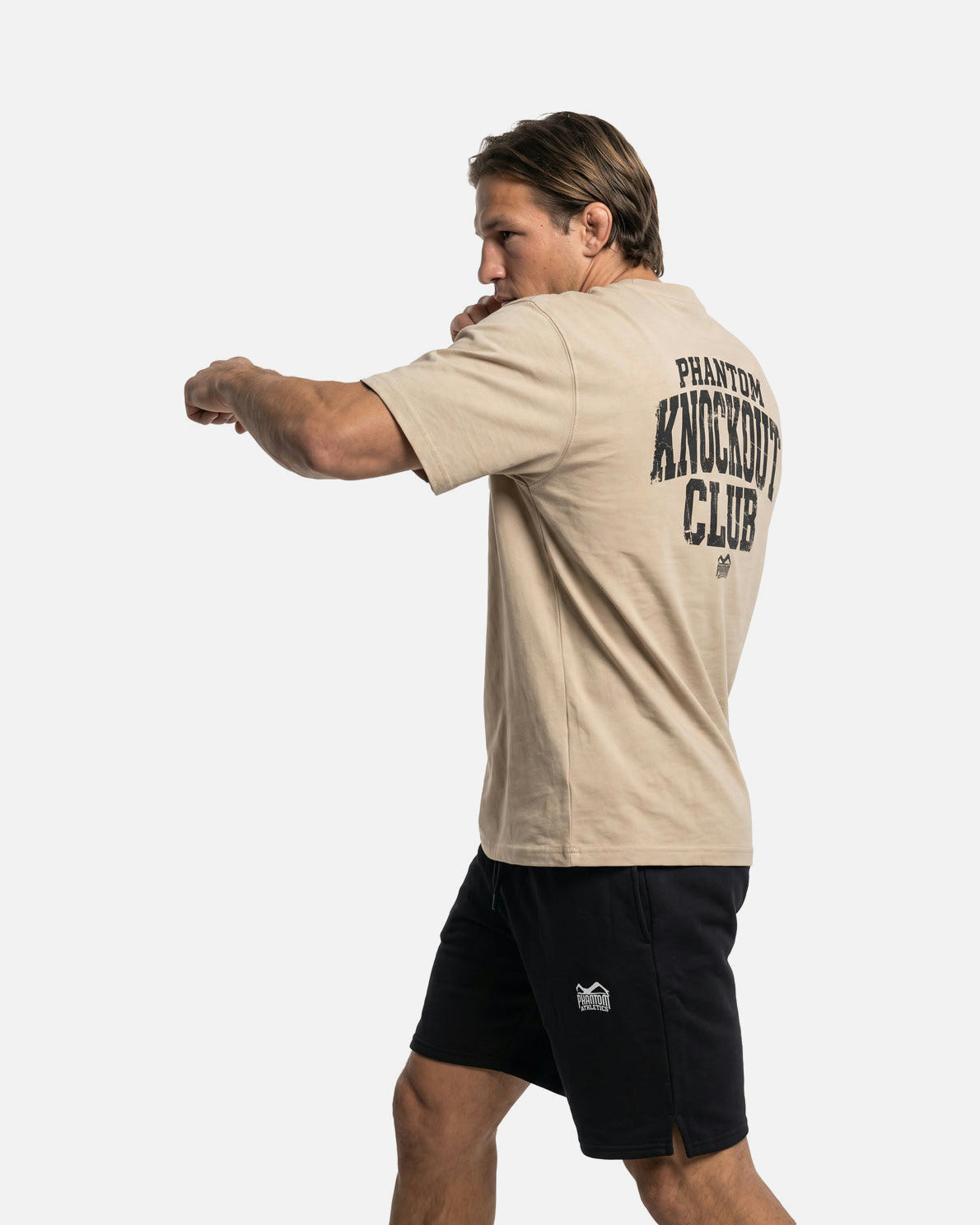 Phantom Athletics T-Shirt Knockout Club Oversize Heavy - Sand