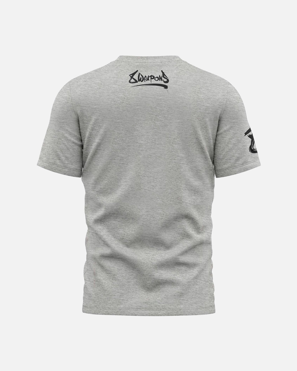 8 WEAPONS T-Shirt Sak Yant Tigers - Grau