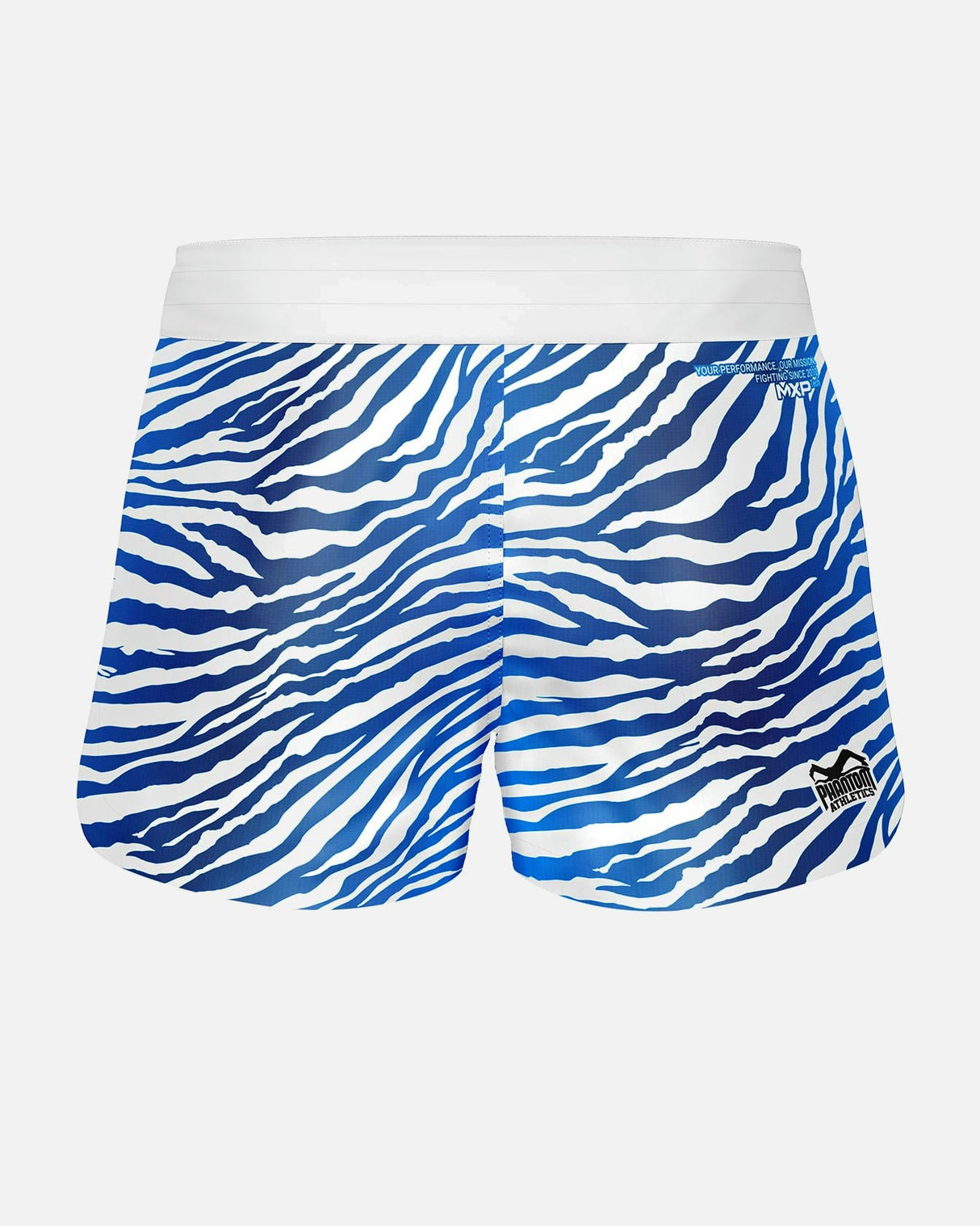 Phantom Athletics MMA Shorts Fusion - Weiß/Blau