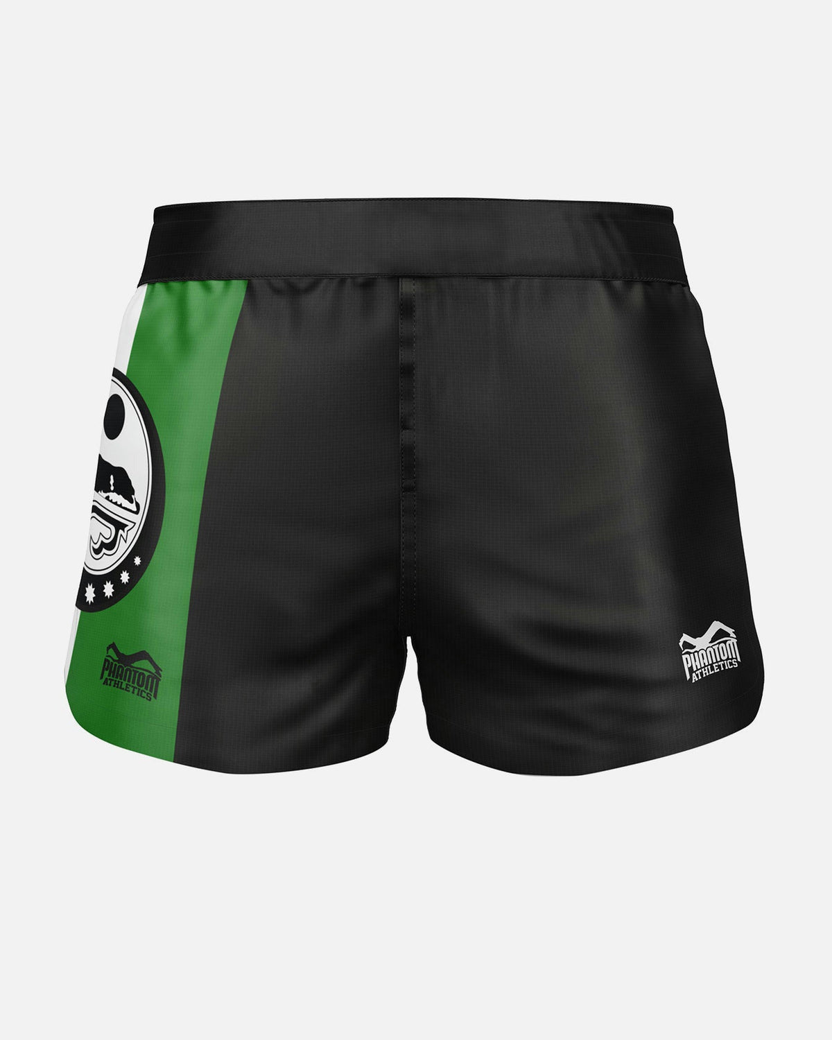 Phantom Athletics MMA Shorts Fusion-R Team Chechnya - Schwarz/Grün