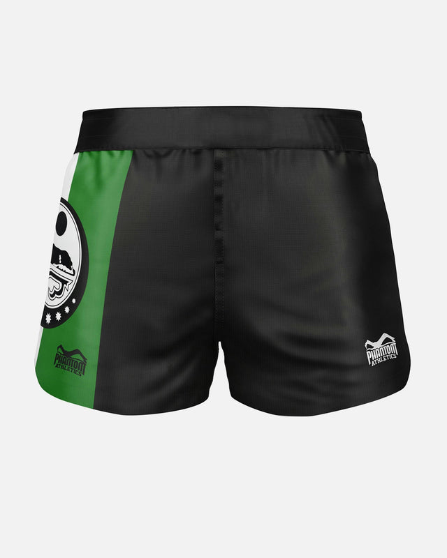 Phantom Athletics MMA Shorts Fusion-R Team Chechnya - Schwarz/Grün