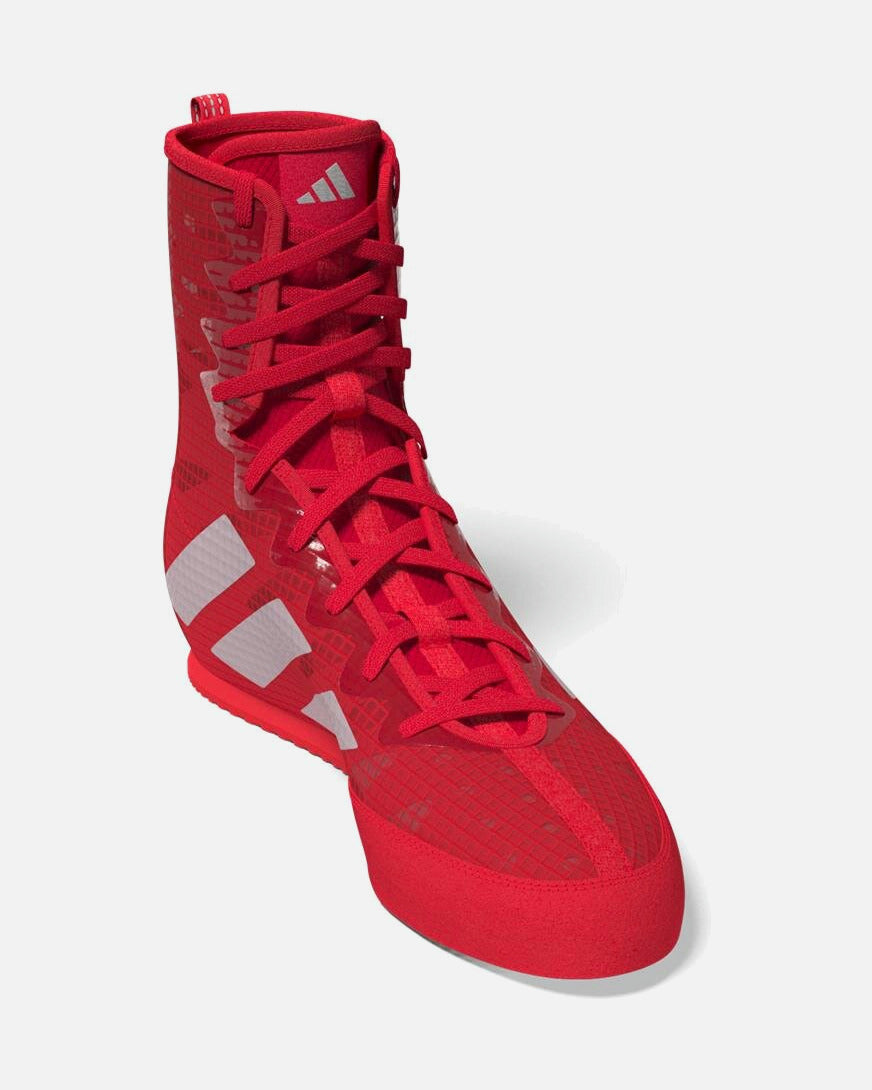 Adidas Boxschuhe Box Hog 4 - Rot/Weiß