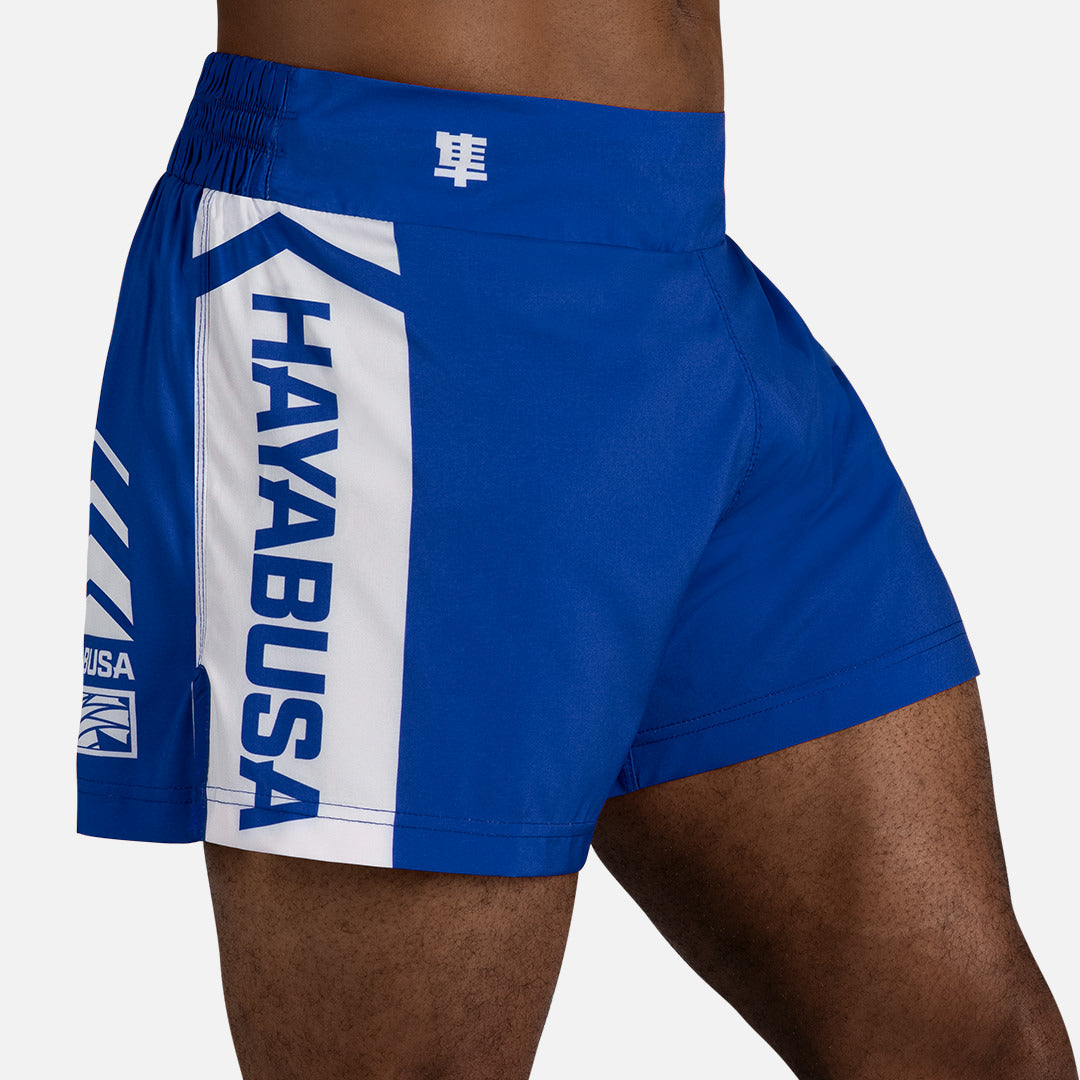Hayabusa Muay-Thai-Shorts Icon - Blau/Weiß