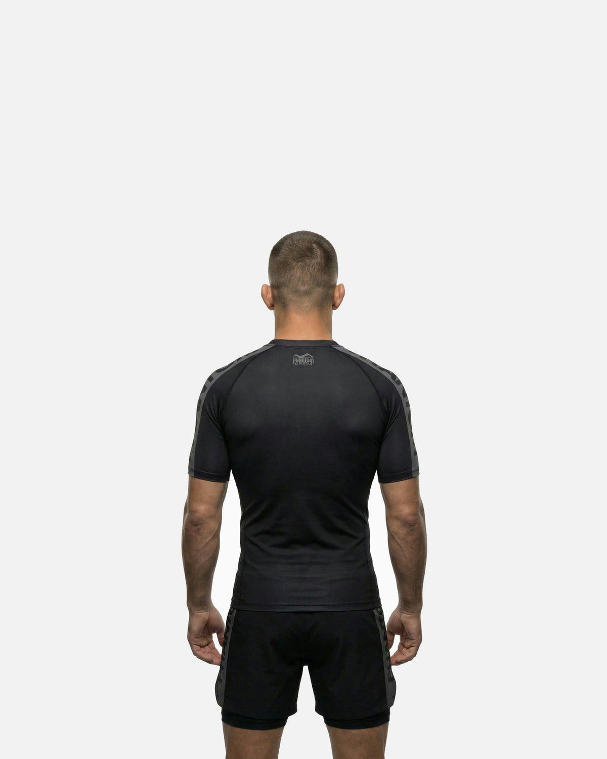 Phantom Athletics Rashguard EVO Apex Kurzarm - Schwarz/Grau