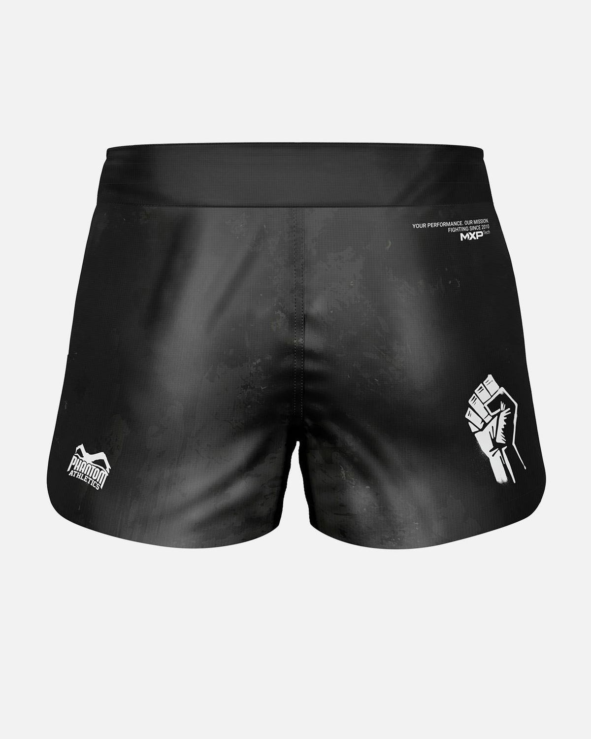 Phantom Athletics MMA Shorts Fusion-R FIGHT FIGHT FIGHT - Schwarz