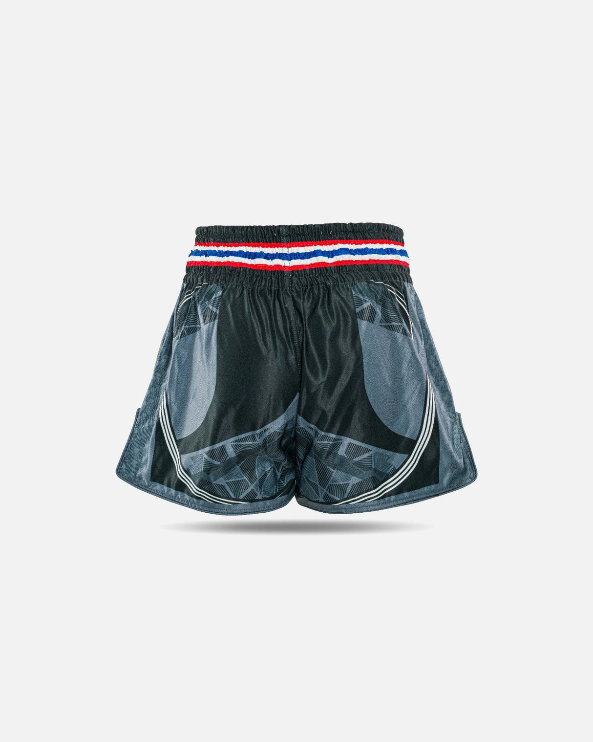 King Pro Boxing Muay Thai Shorts Flag - Schwarz