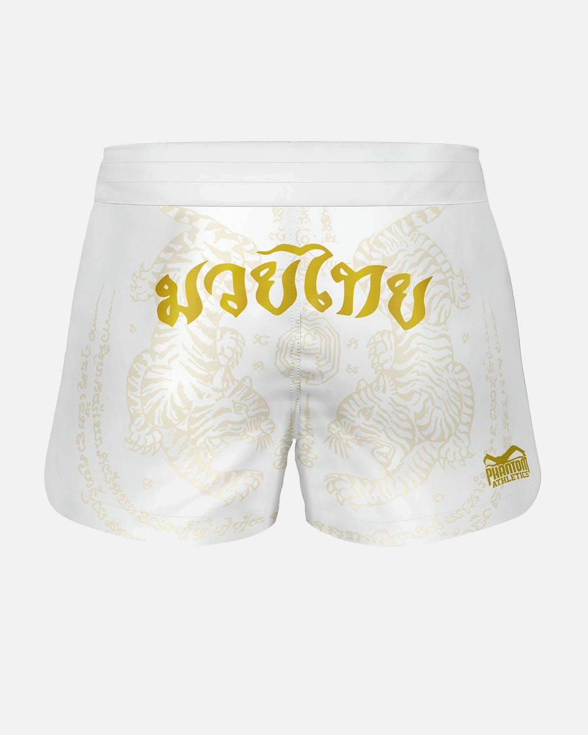 Phantom Athletics Muay Thai Shorts Fusion - Weiß/Gold