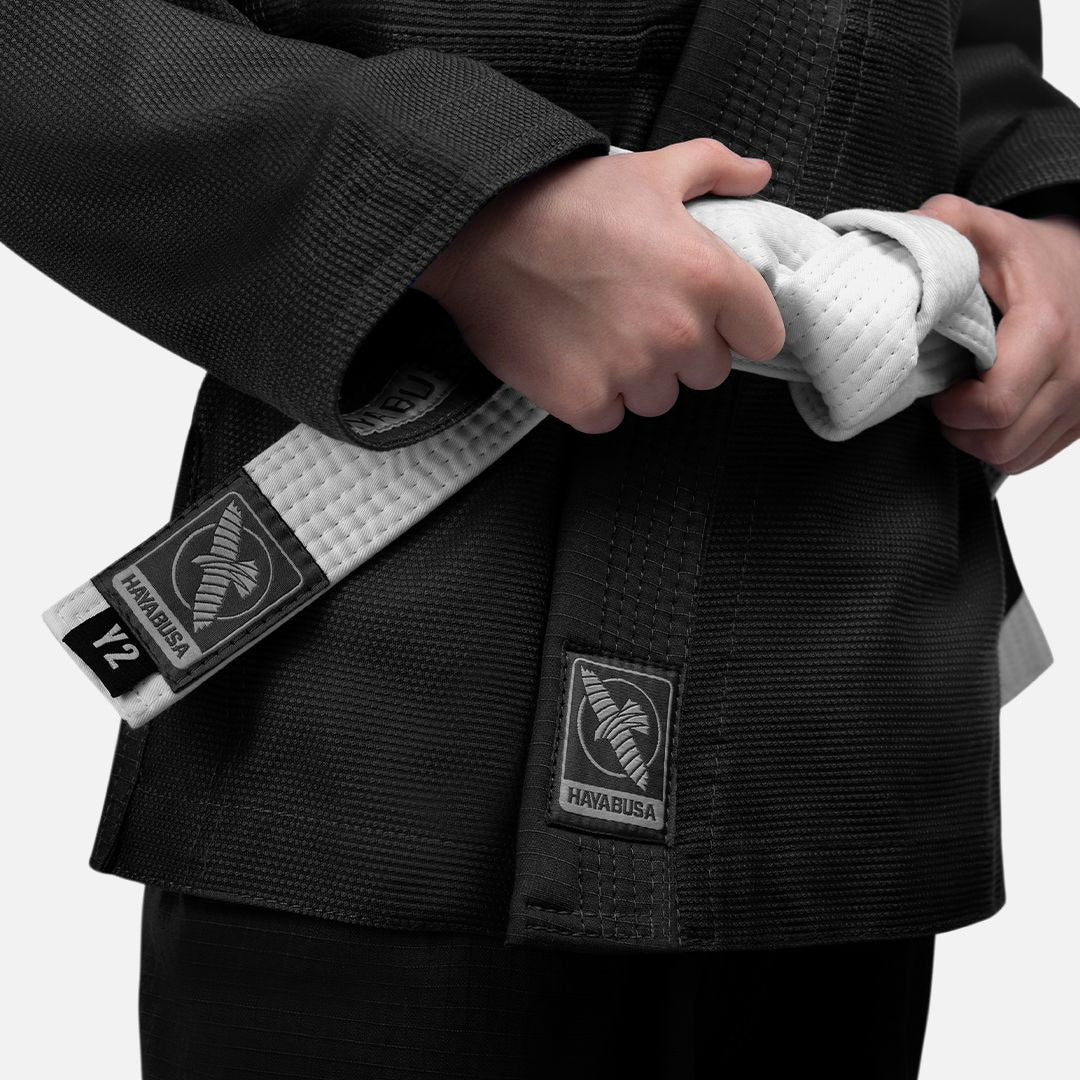 Hayabusa BJJ Gi Essential Kinder - Schwarz