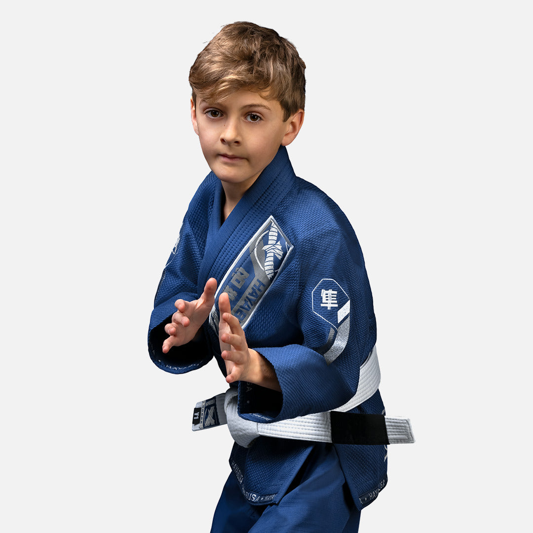 Hayabusa BJJ Gi Ascend Kinder - Marineblau