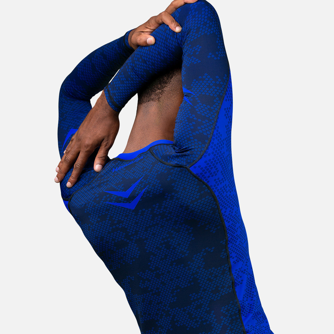 Hayabusa Rashguard Ranked Lange Ärmel - Blau
