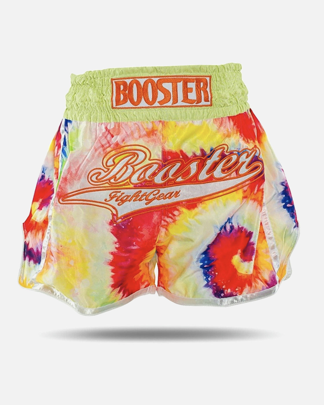 Booster Muay Thai Shorts TBT Swirl - Gelb