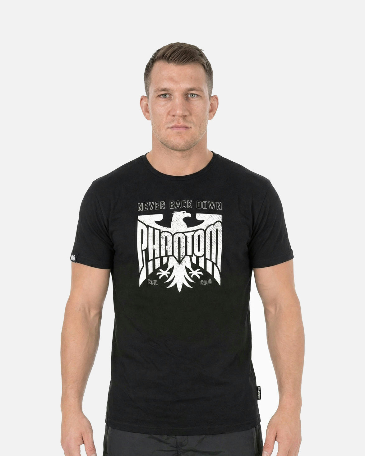Phantom Athletics T-Shirt Germany Never Back Down - Schwarz