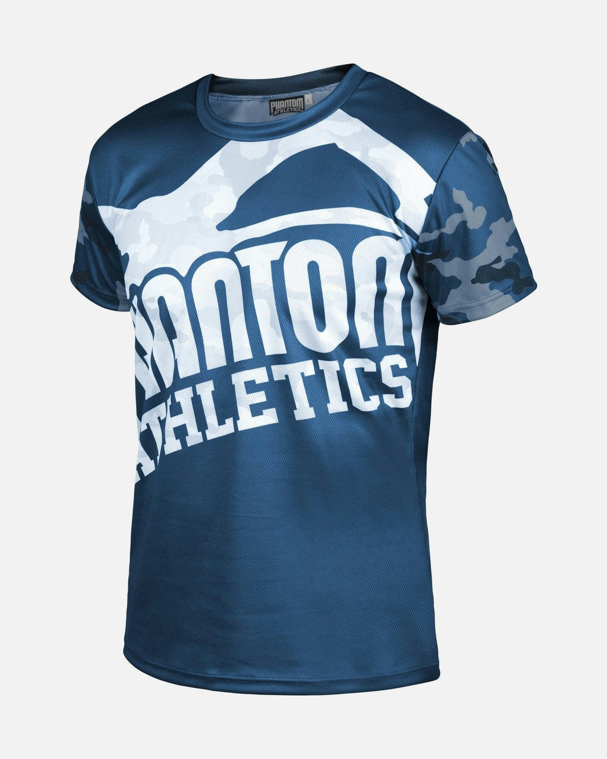 Phantom Athletics Trainingsshirt EVO Warfare - Marineblau Camo