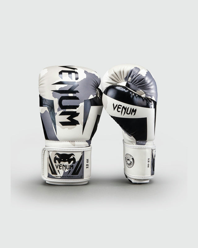 Venum Boxhandschuhe Elite - Weiß/Melange Grau