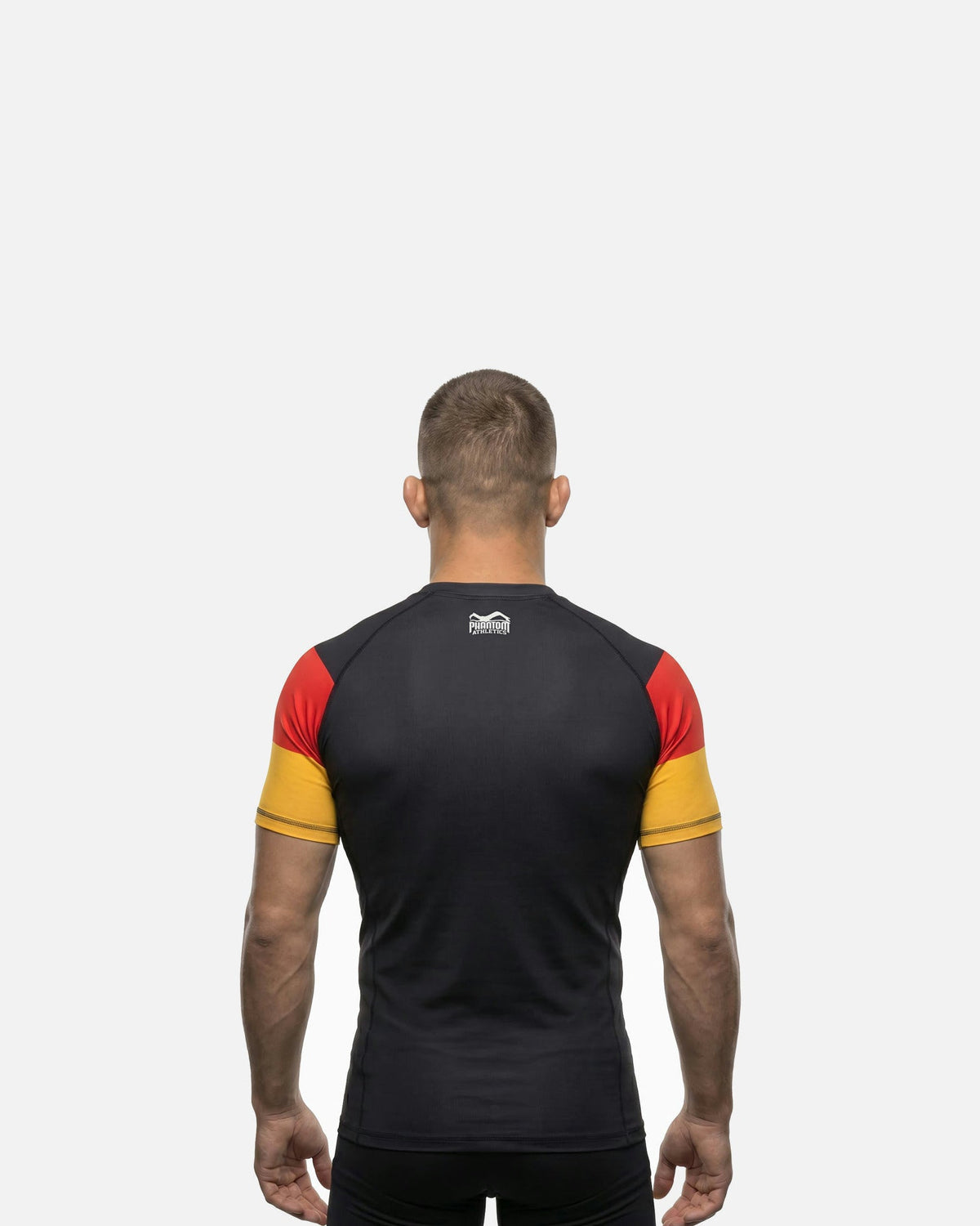 Phantom Athletics Rashguard Germany Kurzarm - Schwarz/Rot/Gold