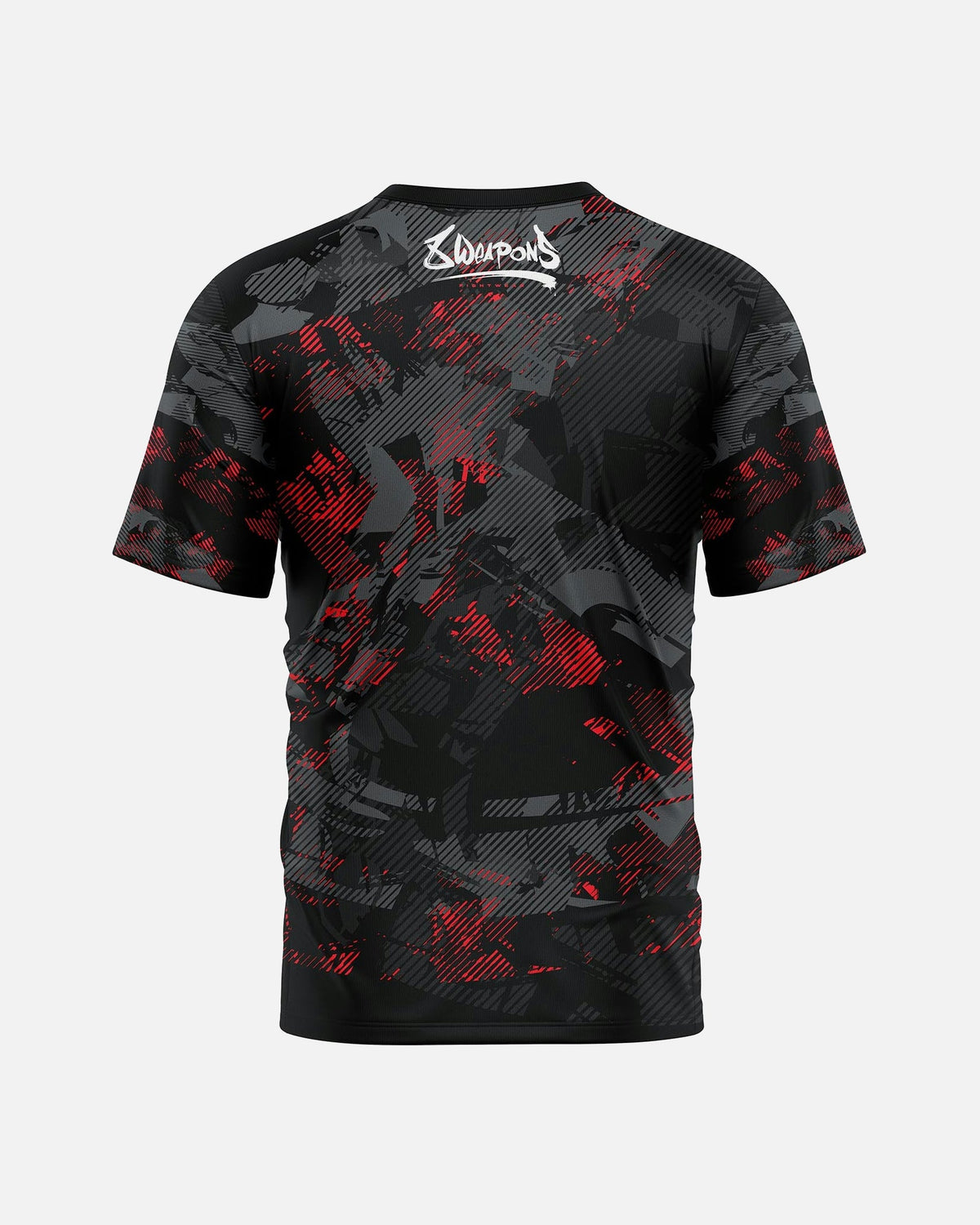 8 WEAPONS T-Shirt Hit 2.0 - Schwarz/Rot