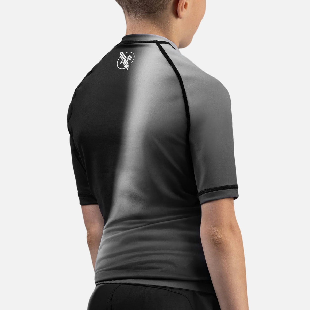 Hayabusa Rashguard Apex Nova Kurzarm Kinder - Schwarz
