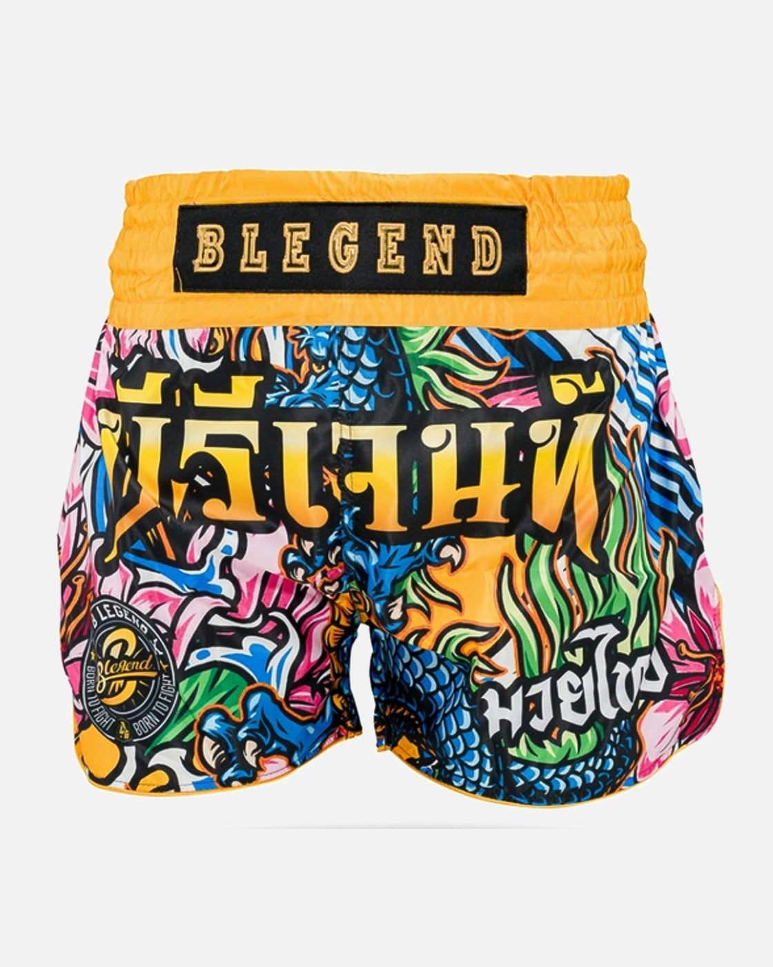 Blegend Muay Thai Shorts Legend 3 - Gelb