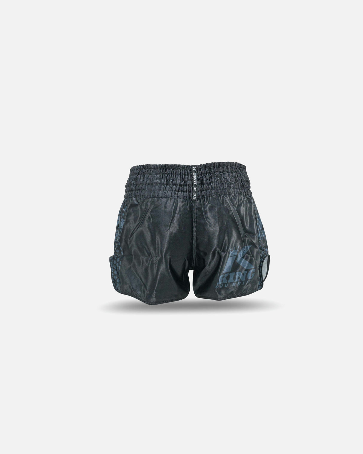 King Pro Boxing Muay Thai Shorts Hexagon 1 Kinder - Schwarz