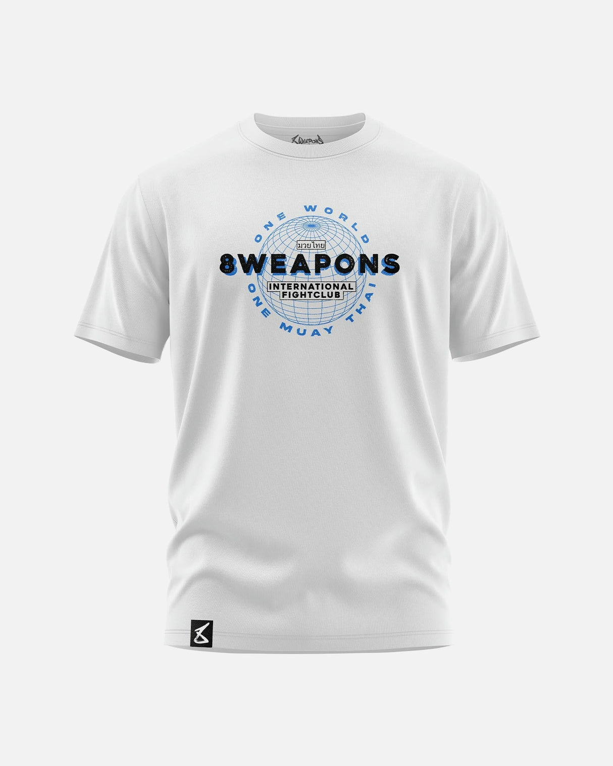 8 WEAPONS T-Shirt 1W1MT Oversize - Weiß