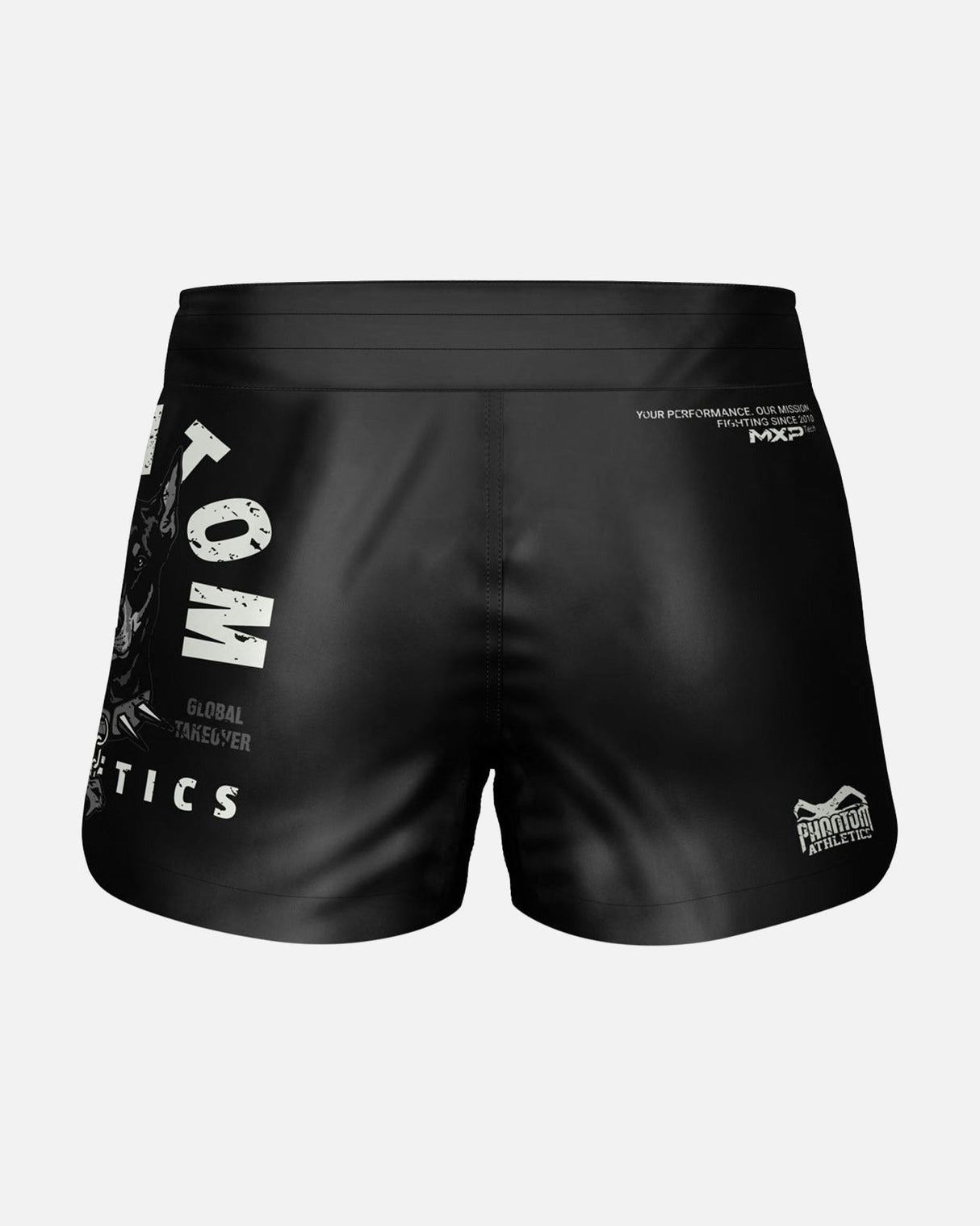 Phantom Athletics MMA Shorts Fusion Dobermann - Schwarz