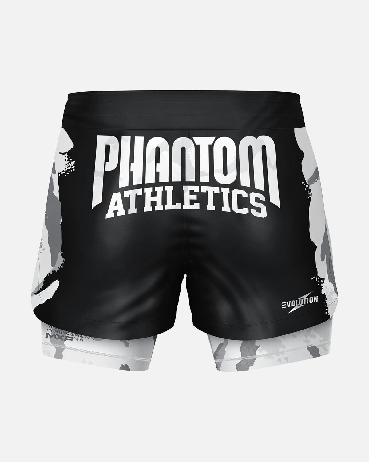 Phantom Athletics MMA Shorts Fusion 2in1 - Grün/Schwarz