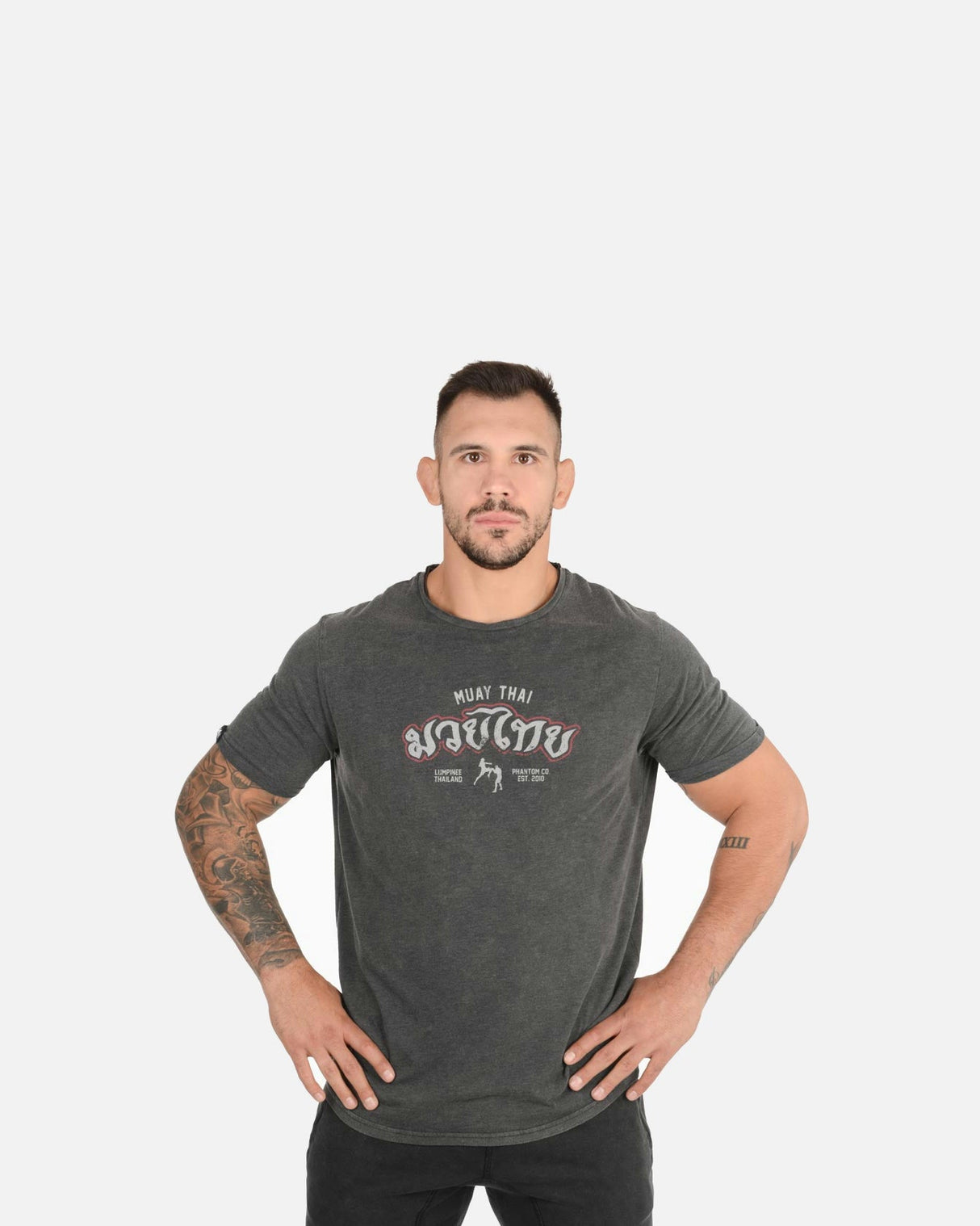Phantom Athletics T-Shirt Muay Thai - Grau