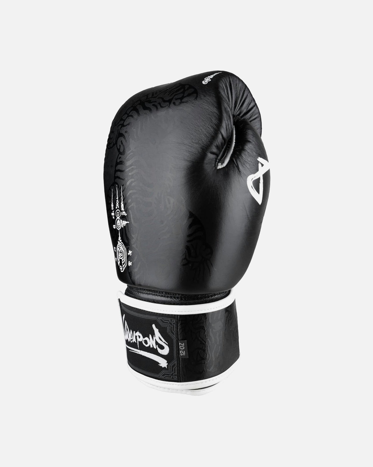 8 WEAPONS Boxhandschuhe Sak Yant Big Tiger - Schwarz