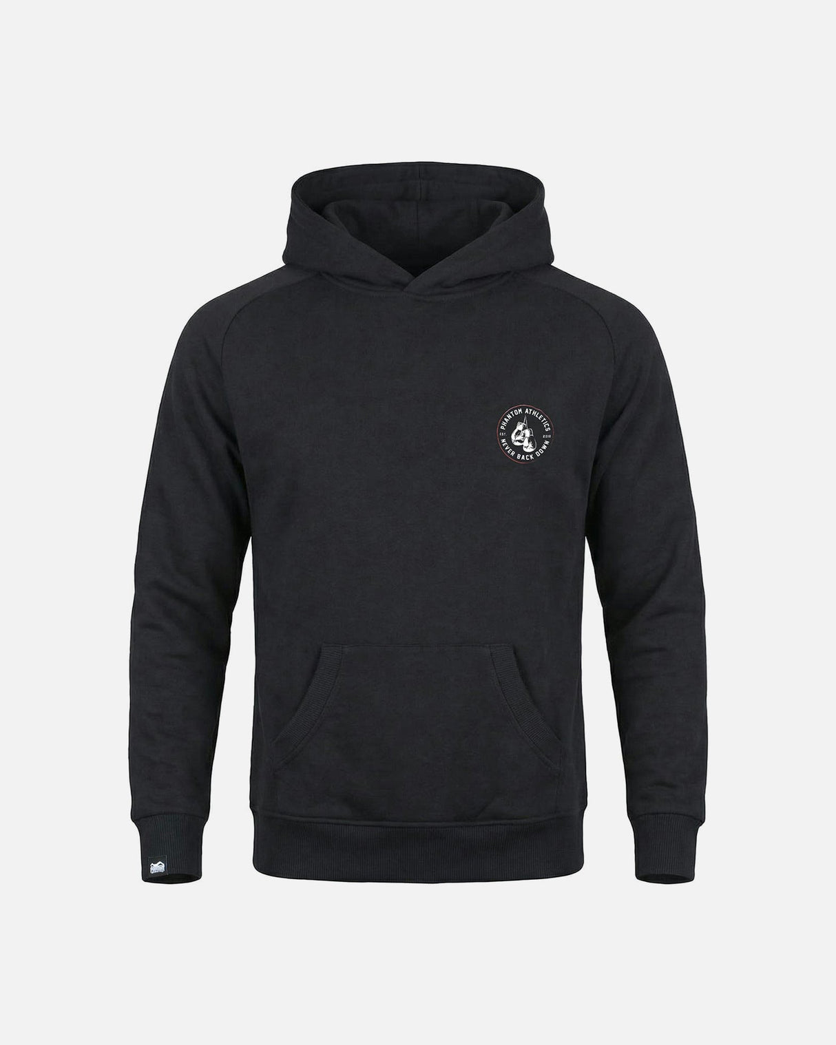 Phantom Athletics Hoodie Never Back Down - Schwarz