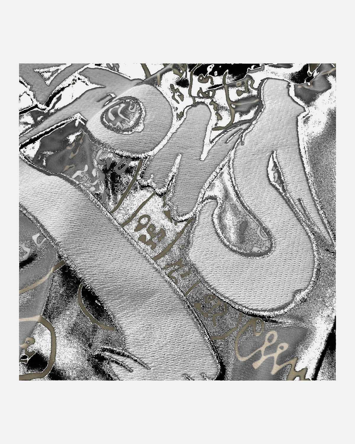 8 WEAPONS Muay-Thai-Shorts 8 Ways Yant 2.0 - Schwarz/Sand