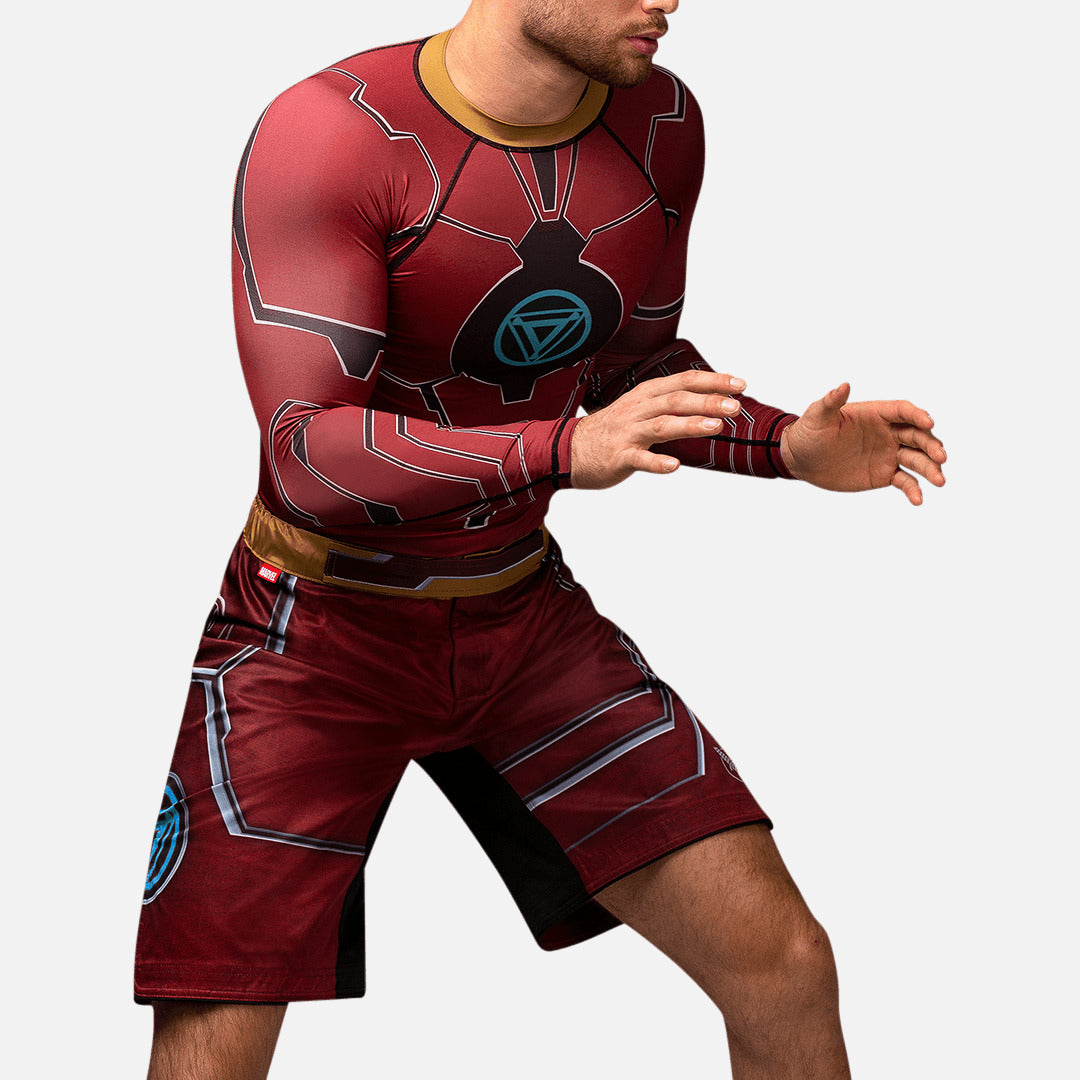 Marvel MMA Shorts Iron Man - Rot