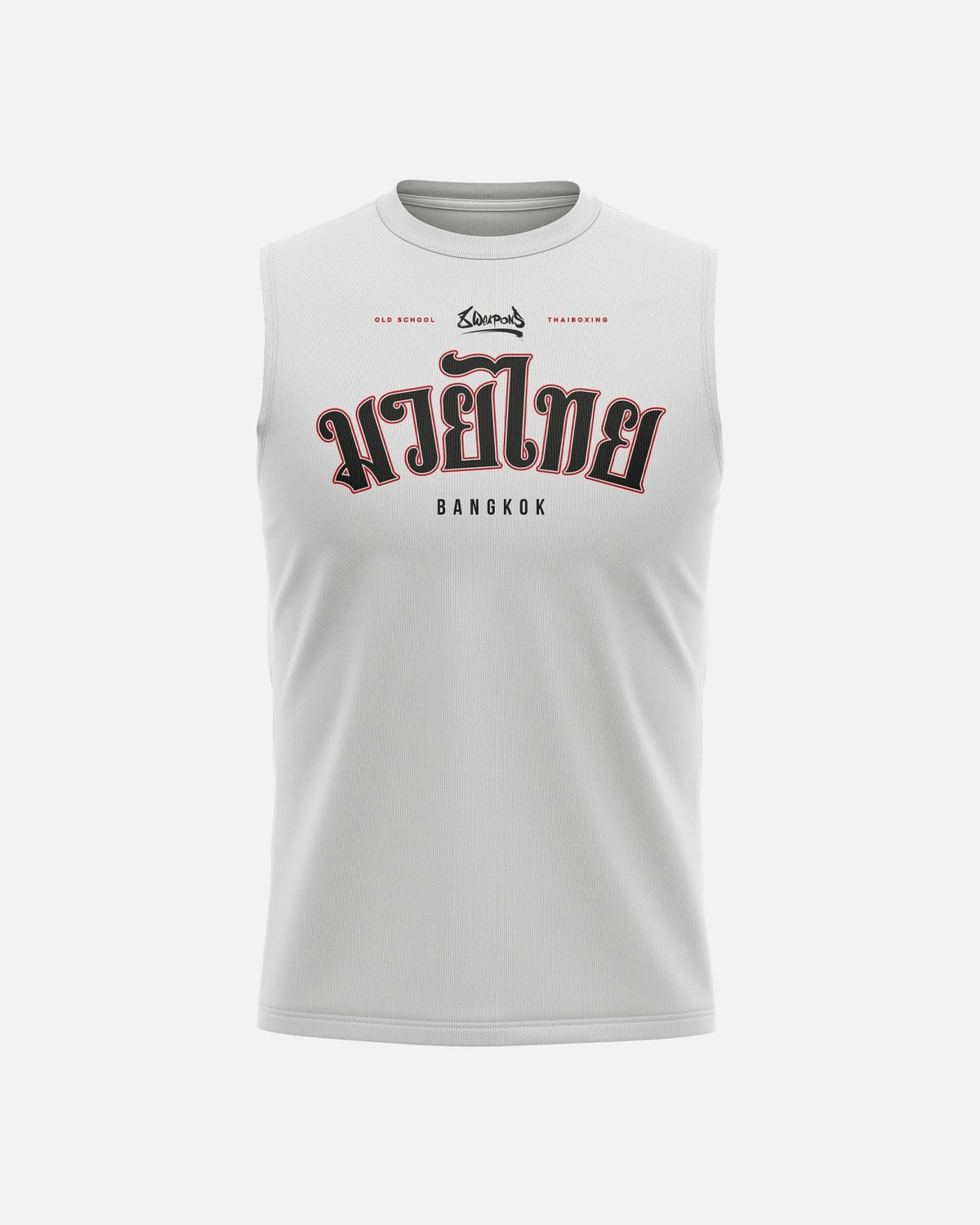 8 WEAPONS Tanktop Bangkok – Weiß/Schwarz