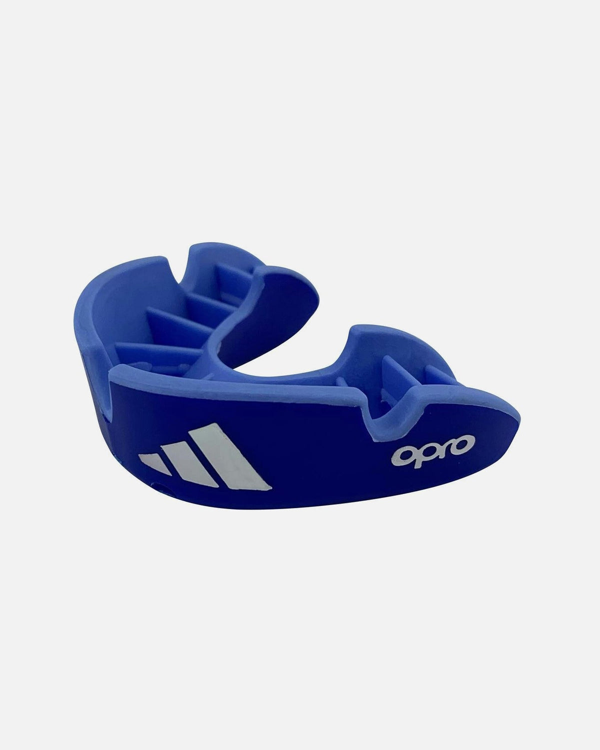 Adidas Mundschutz OPRO Gen4 Silver-Edition - Blau