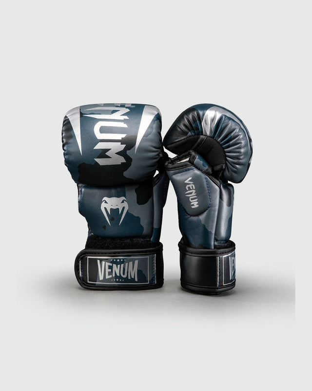Venum MMA Handschuhe Elite Camo - Dunkelmarineblau/Blau