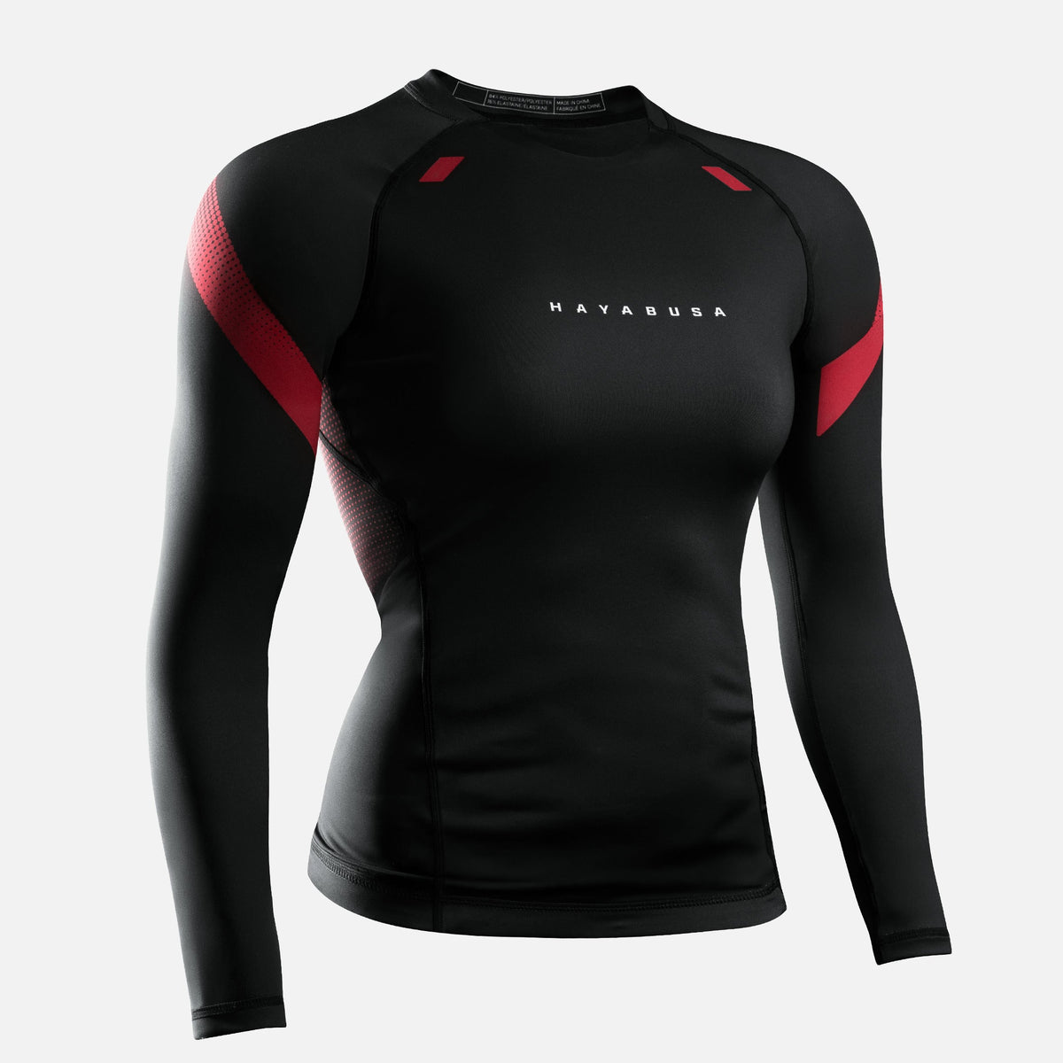 Hayabusa Rashguard Pro Ranked Lange Ärmel Damen - Schwarz