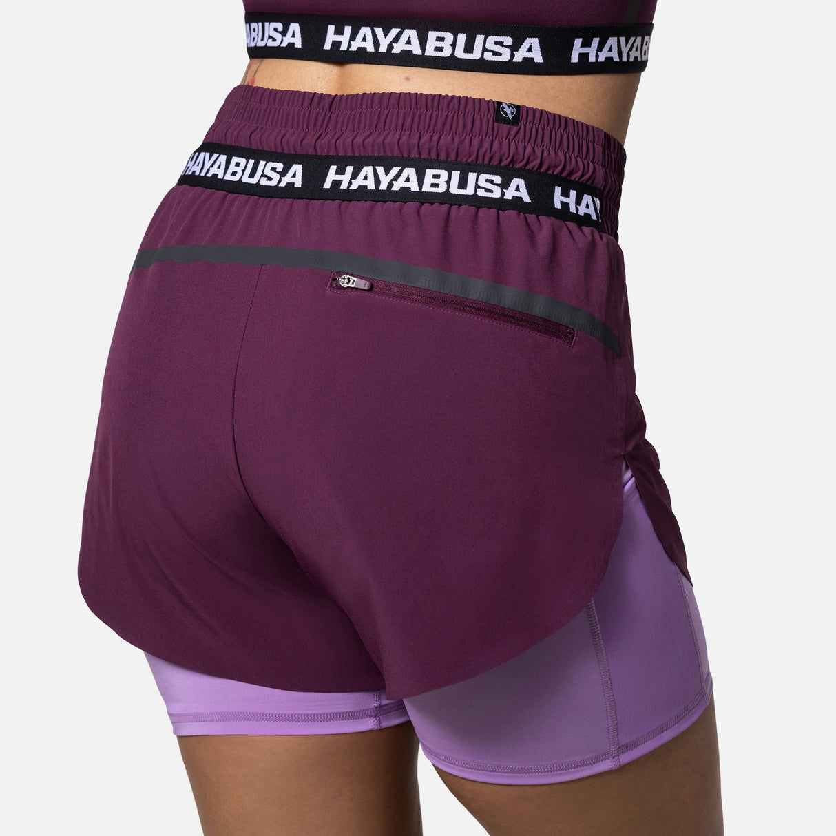 Hayabusa Trainingsshorts Damen - Weinrot