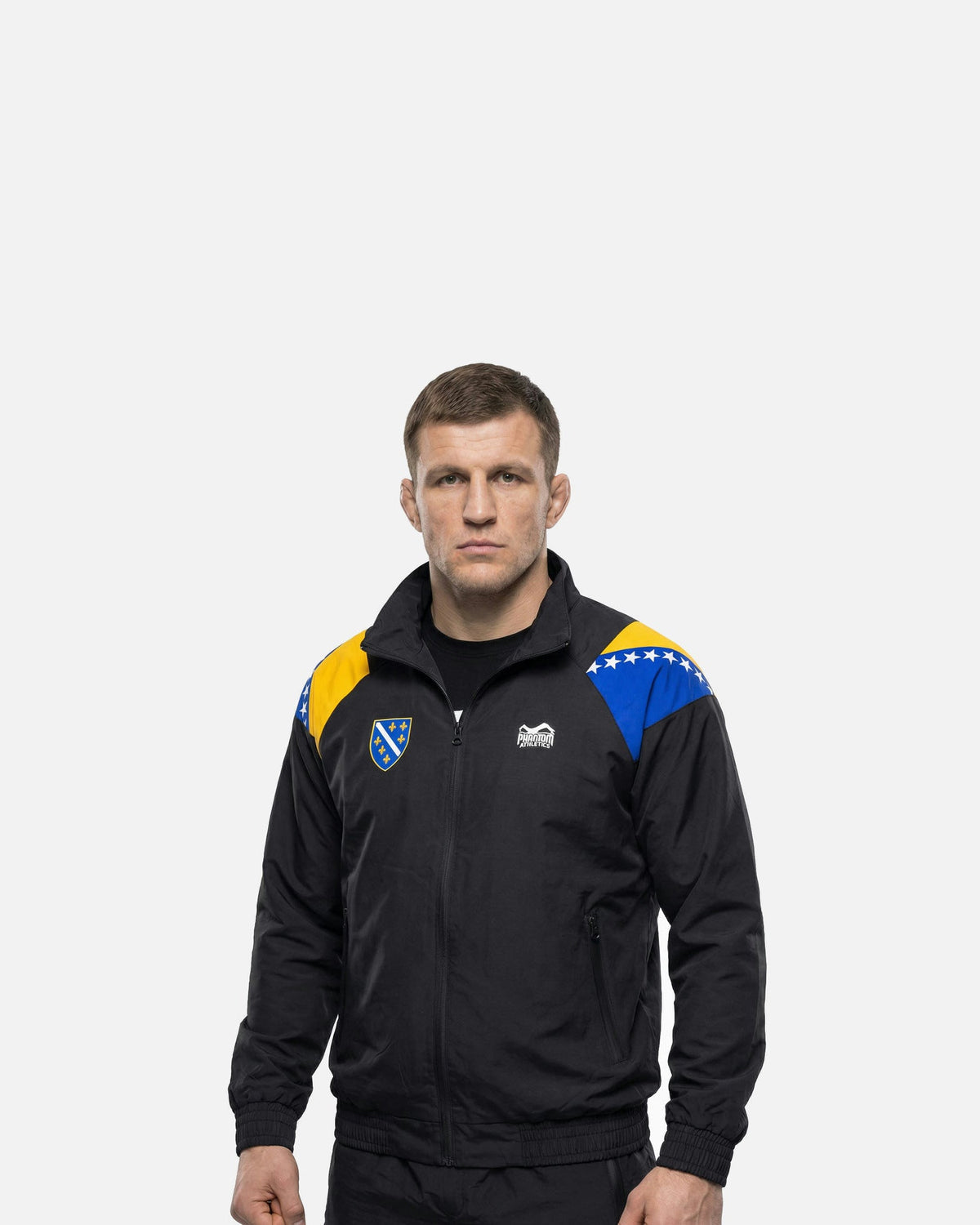 Phantom Athletics Trainingsjacke DMC Team Bosnia - Schwarz