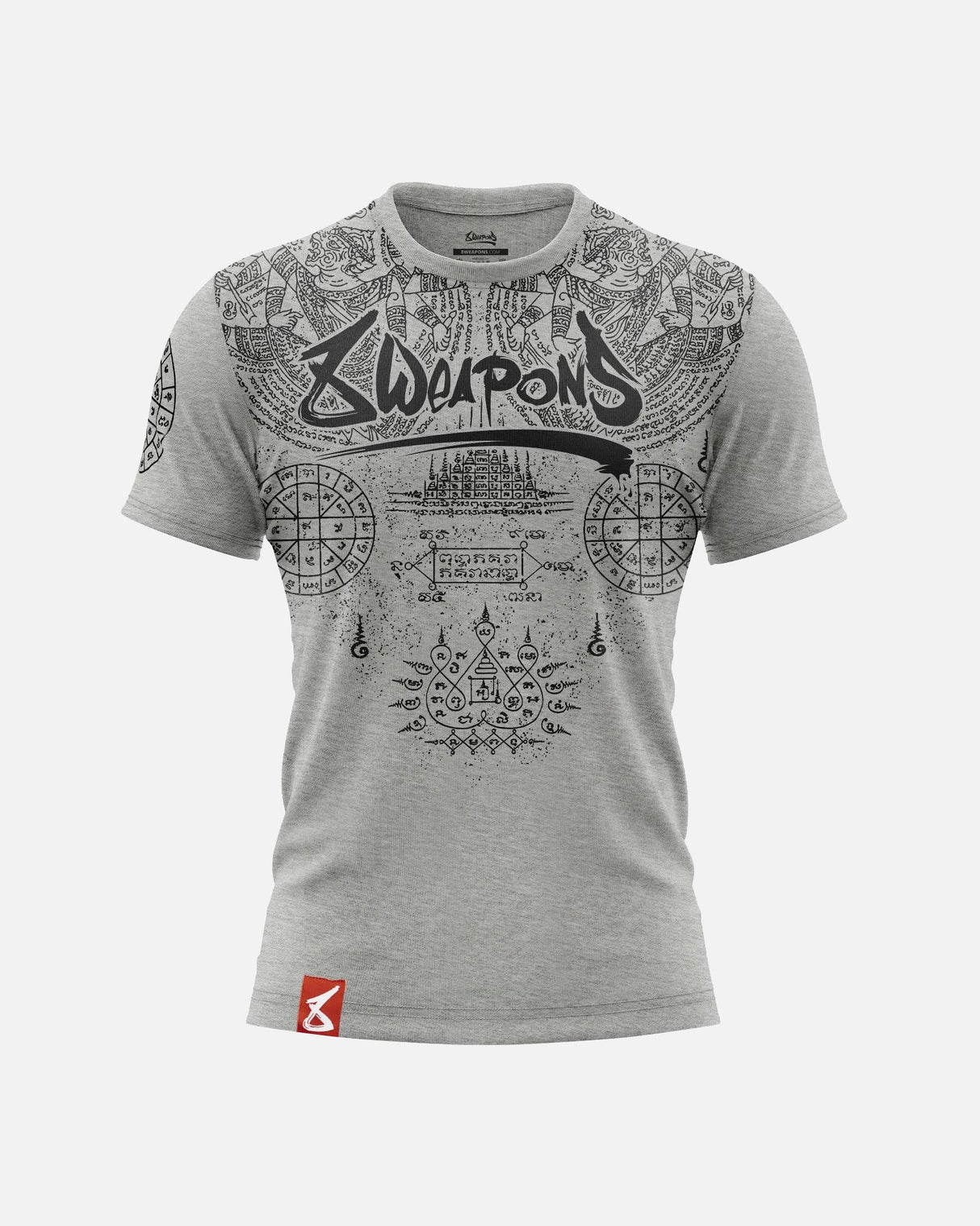8 WEAPONS T-Shirt Yantra - Grau