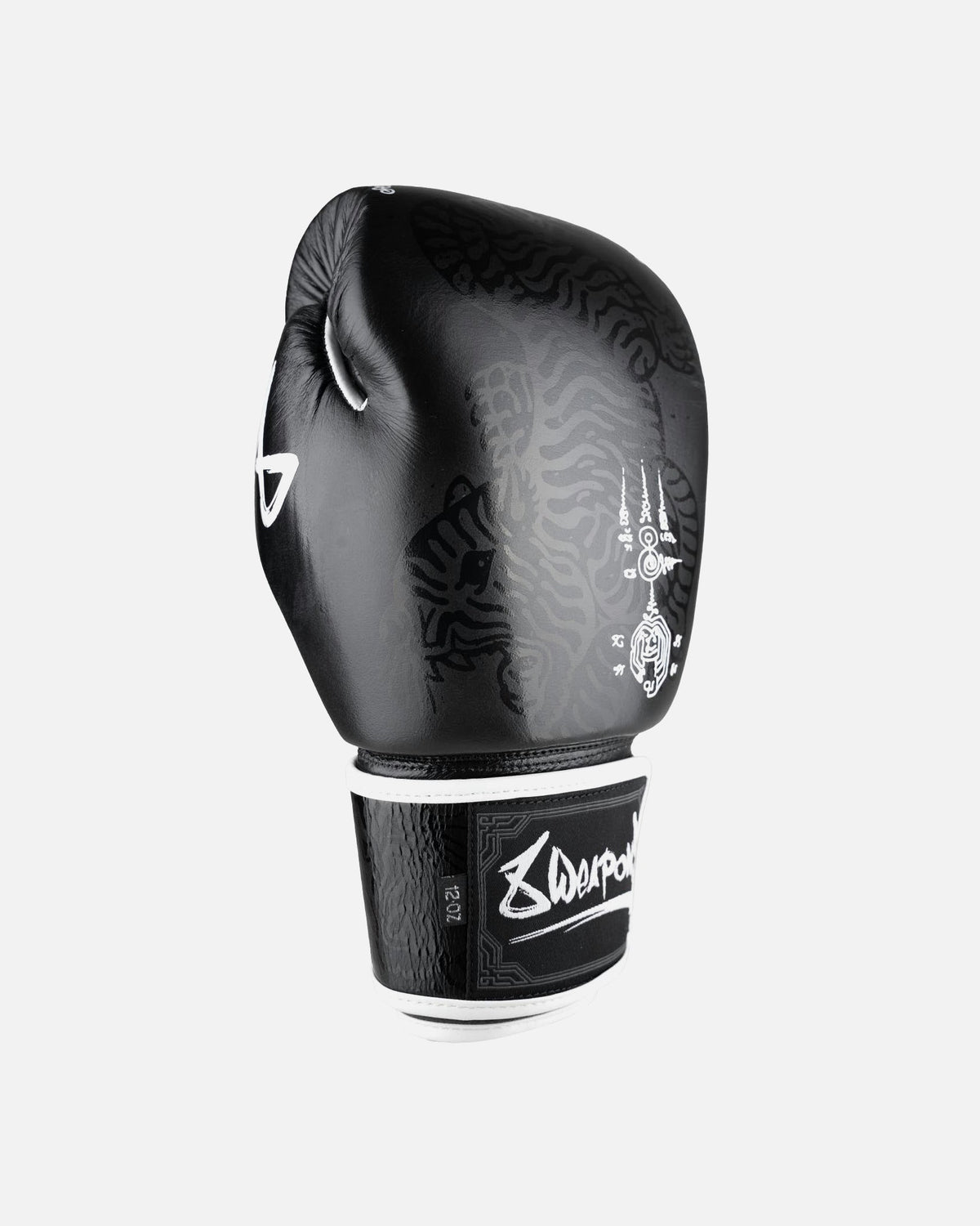 8 WEAPONS Boxhandschuhe Sak Yant Big Tiger - Schwarz