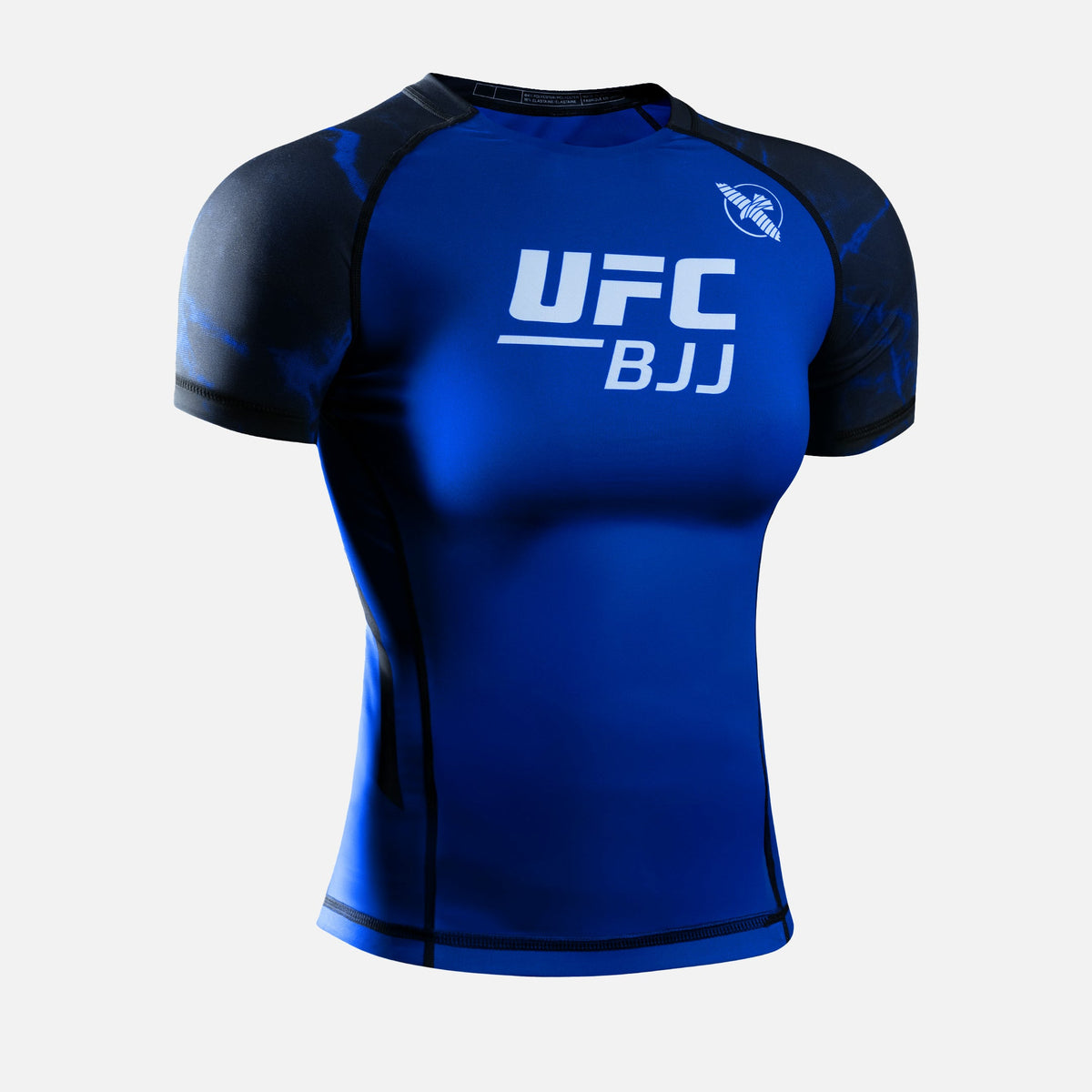 Hayabusa x UFC BJJ Rashguard Kurzarm Damen - Schwarz/Blau