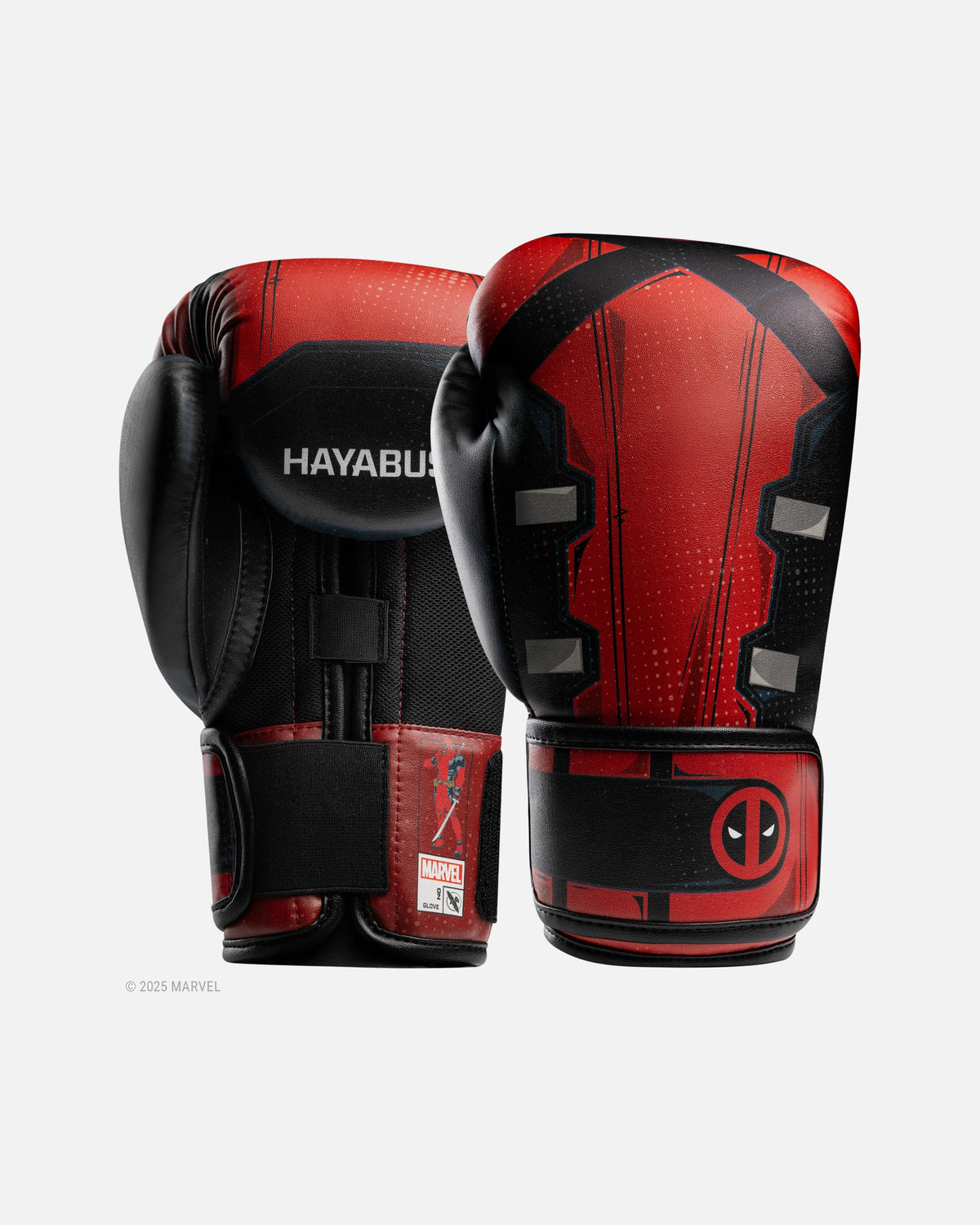 Hayabusa x Marvel Boxhandschuhe Deadpool - Rot/Schwarz