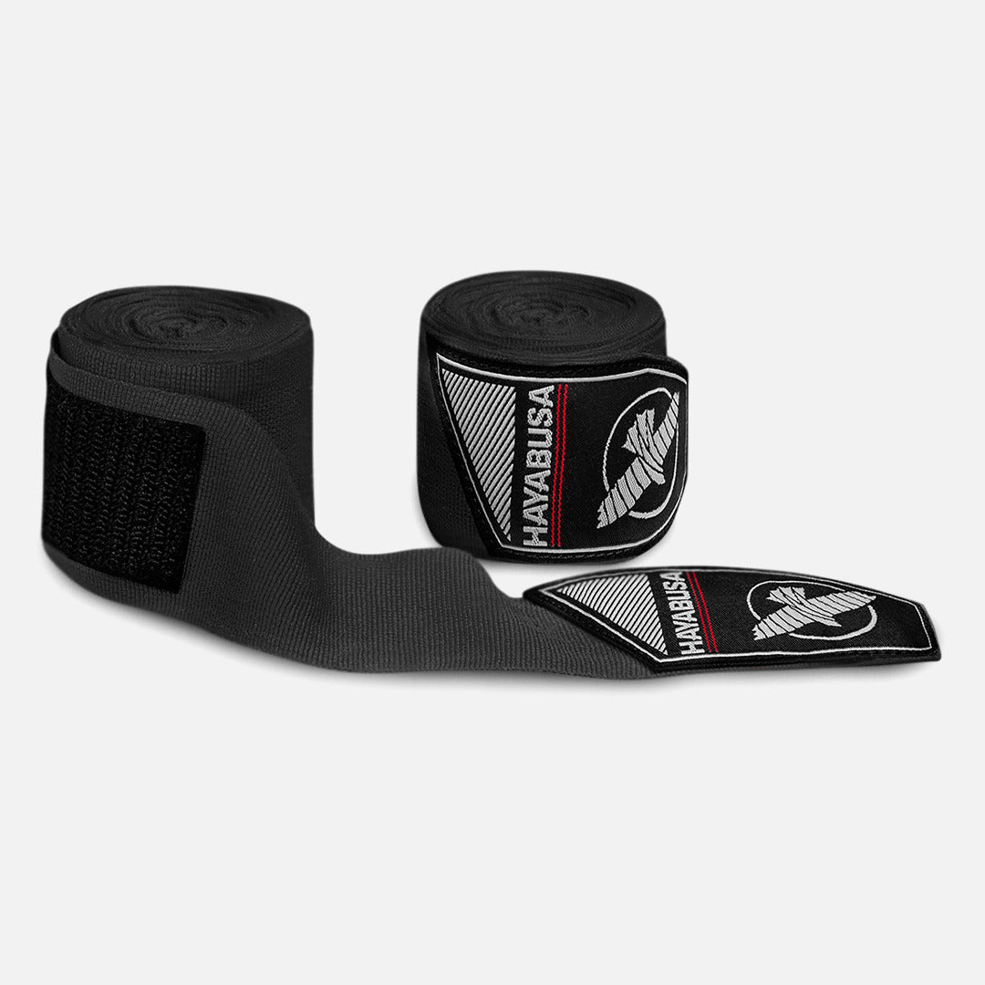 Hayabusa Boxbandagen Perfect Stretch Kinder - Schwarz