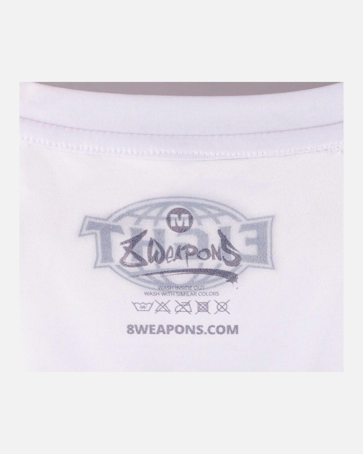 8 WEAPONS T-Shirt Bangkok – Weiß/Schwarz