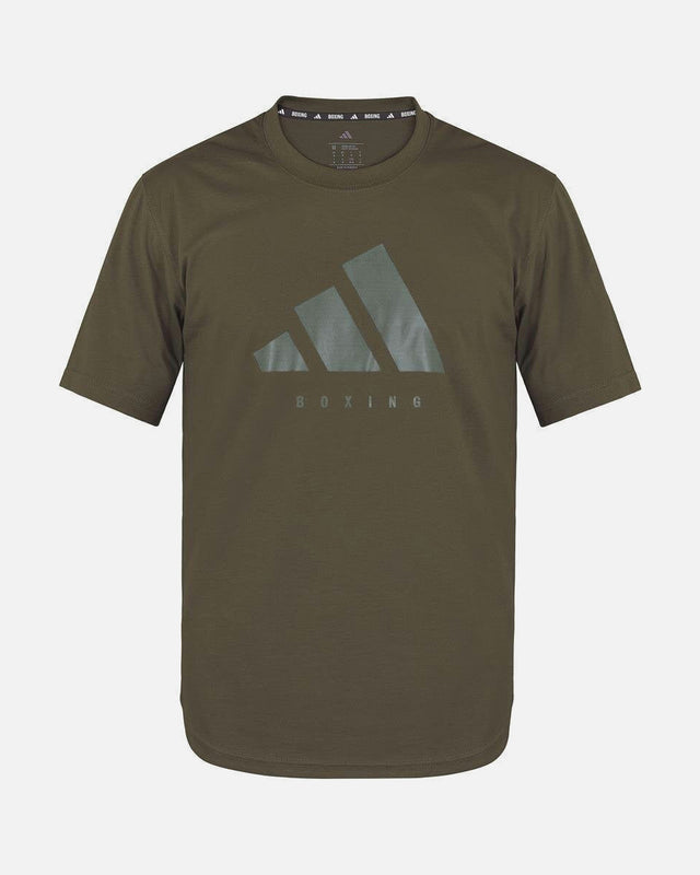 Adidas T-Shirt Community Boxing - Olivgrün