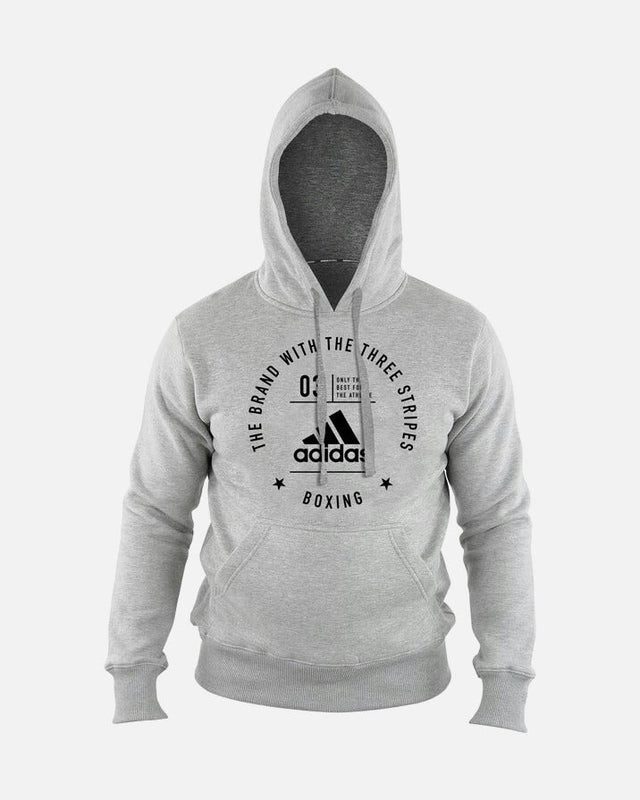 Adidas Hoodie Community Boxing - Grau/Schwarz