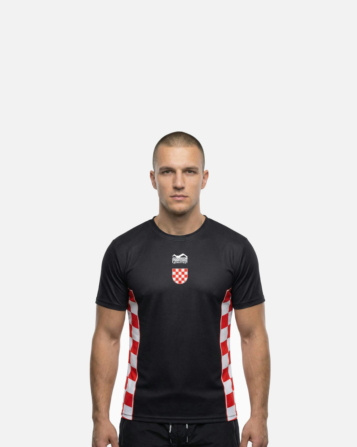 Phantom Athletics T-Shirt EVO+ Team Croatia - Schwarz
